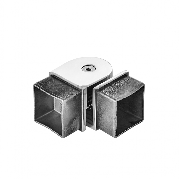 Поворот шарнирный со вставками, 40×40 мм, AISI 304, GRIT 600