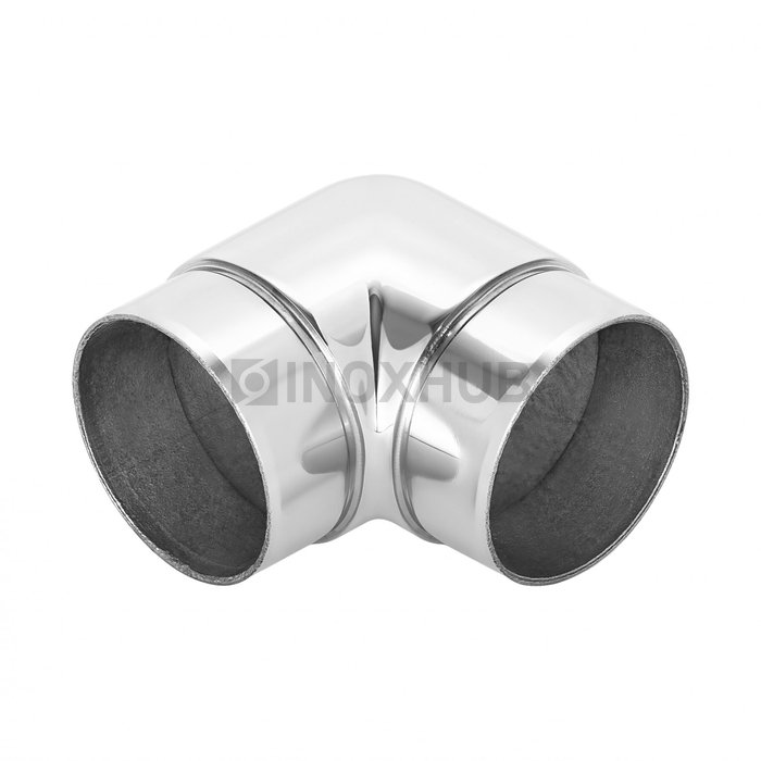 Угловой соединитель со вставками Ø38.1 мм AISI 304 GRIT 600