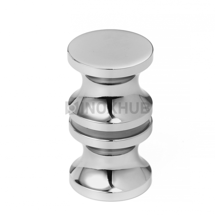 Кноб (691 PC) стекло 6.0-12.0 мм полированный хром