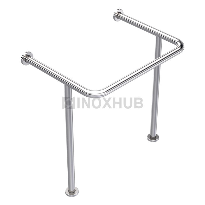 Поручень для раковины напольно-настенный Ø38 мм AISI 201 GRIT 600
