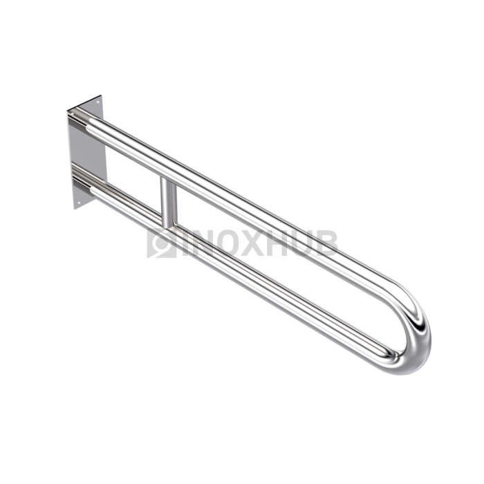 Поручень двойной фиксированный Ø38 мм AISI 201 GRIT 600