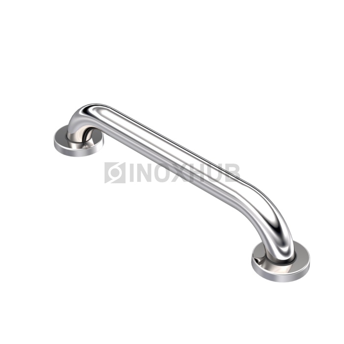 Поручень настенный прямой L=400 мм Ø38 мм AISI 201 GRIT 600