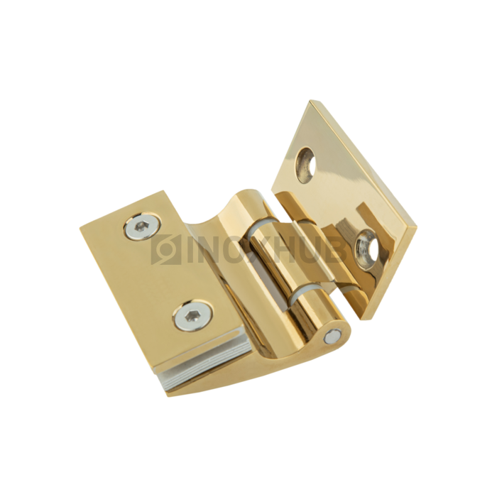 Петля (513 Gold) стена-стекло, открывание наружу, под Золото