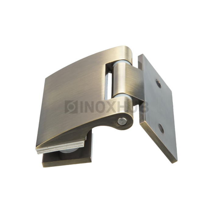 Петля (513 Bronze) стена-стекло, открывание наружу, под Бронзу