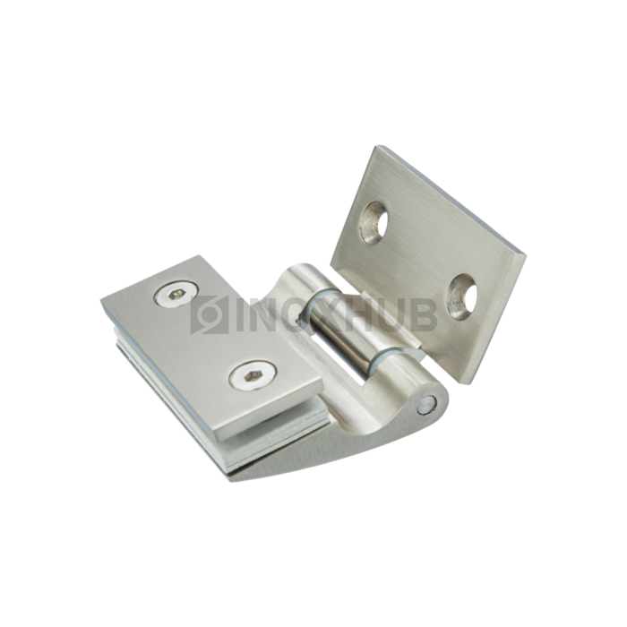 Петля (513 SC) стена-стекло, открывание наружу, матовый хром