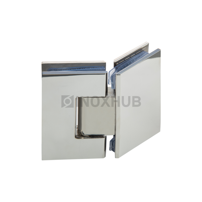 Петля (302 PSS) стекло-стекло 135° (без фаски), нерж. сталь полированная