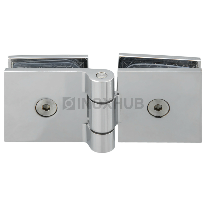 Коннектор (725 reg PC) стекло-стекло регулируемый, полированный хром