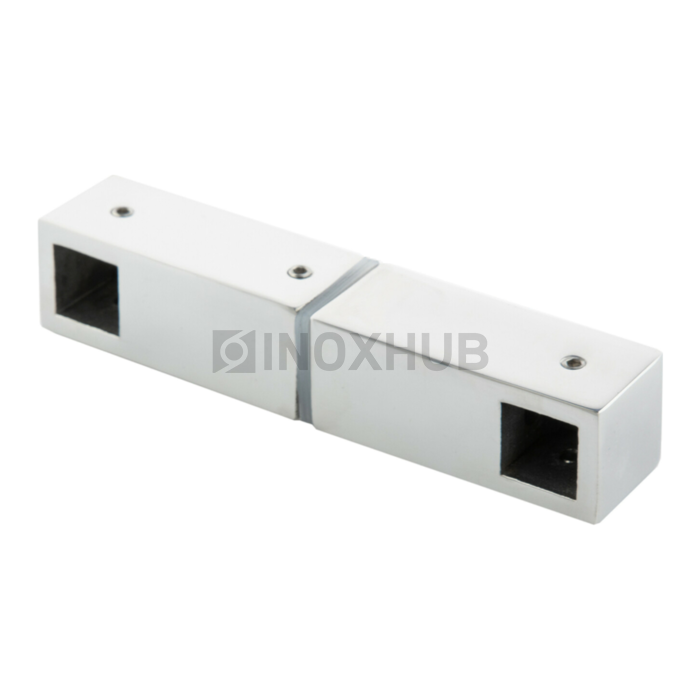 Ручка регулируемая (660 PSS) под трубу 15х15 душевая торцевой держатель нерж. сталь полированная