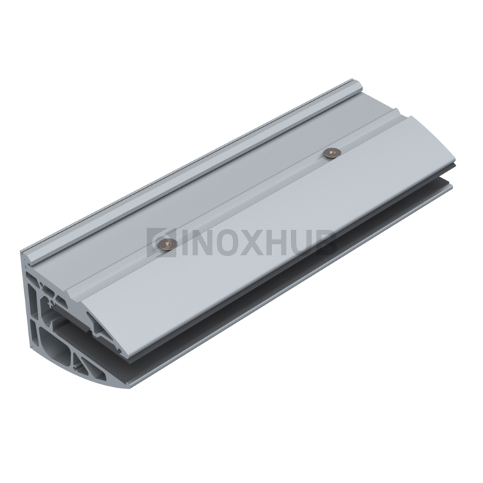 Алюминиевый профиль для стеклянных козырьков