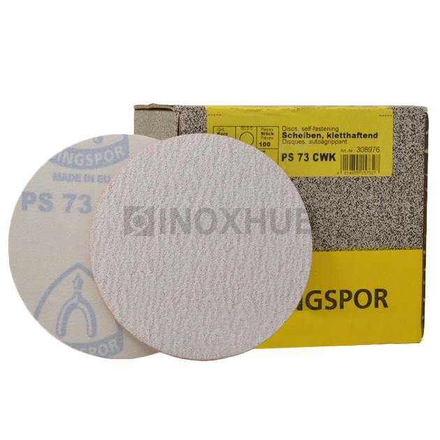 Самозацепляемый шлифовальный круг Ø125 мм P400 (100 шт. в упаковке)