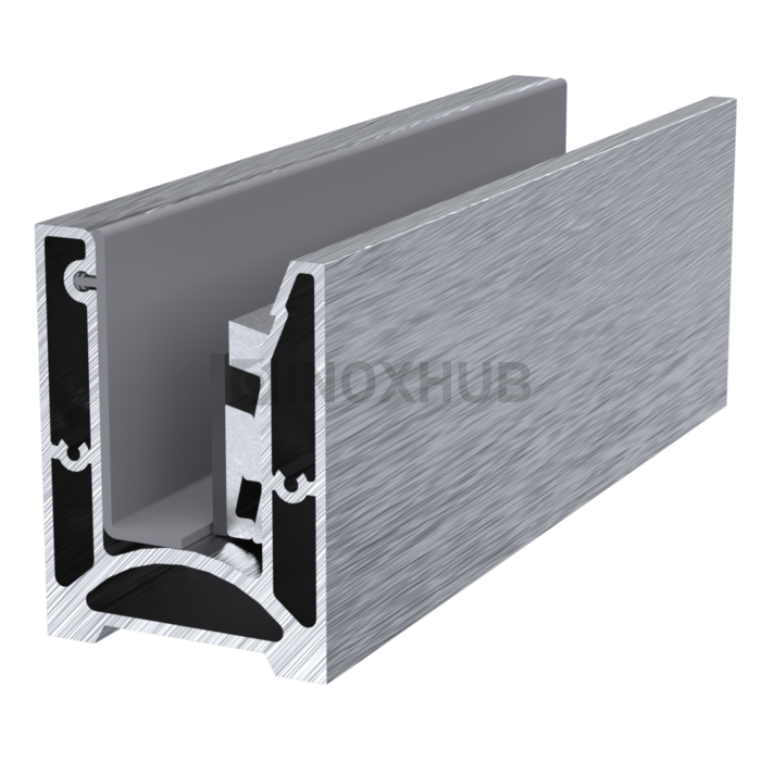 Профиль 80 БАЗА комплект 60.0×80.0×6000 мм не анодированный алюминий