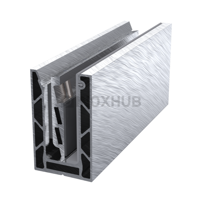 Профиль 102 БАЗА комплект 60.0×102.0×6000 мм не анодированный алюминий