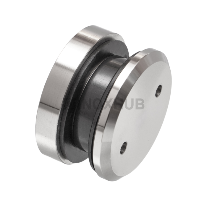 Точечное крепление (501a SSS) не регулируемое без зенковки 6 мм матовая нерж. сталь