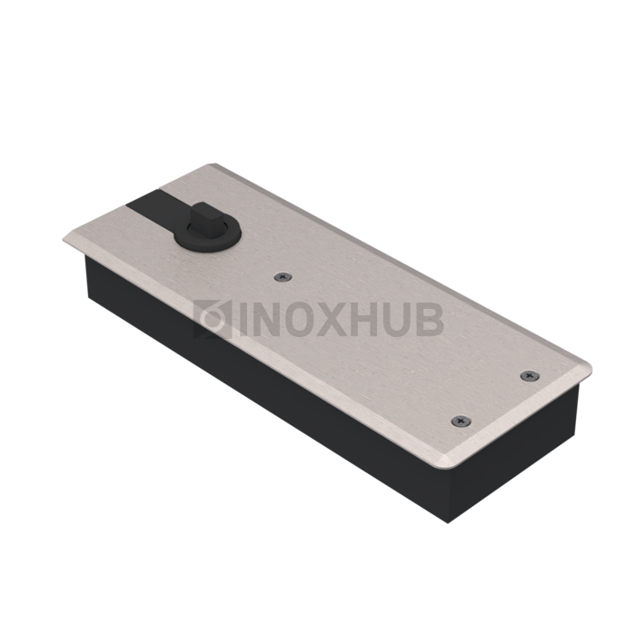 Доводчик (84 SSS) EN4...5 макс. открывание 116° фиксация 90° дверь 850-1050 до 90 кг нерж. сталь матовая