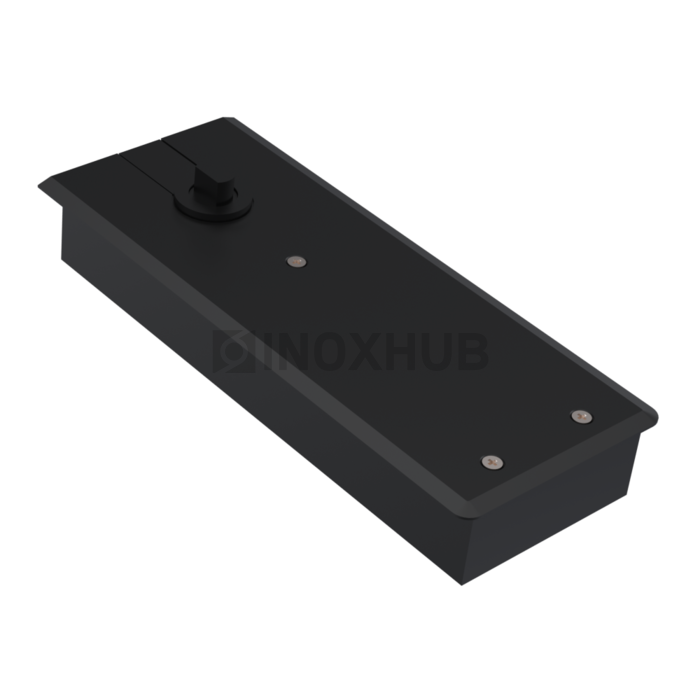 Доводчик (84 BLC) EN4...5 макс. открывание 116° фиксация 90° дверь 850-1050 до 90 кг Черный мат