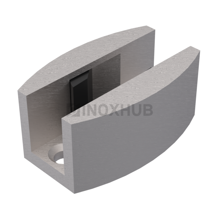 Направляющая нижняя (834 SSS) для откатной двери нерж сталь матовая