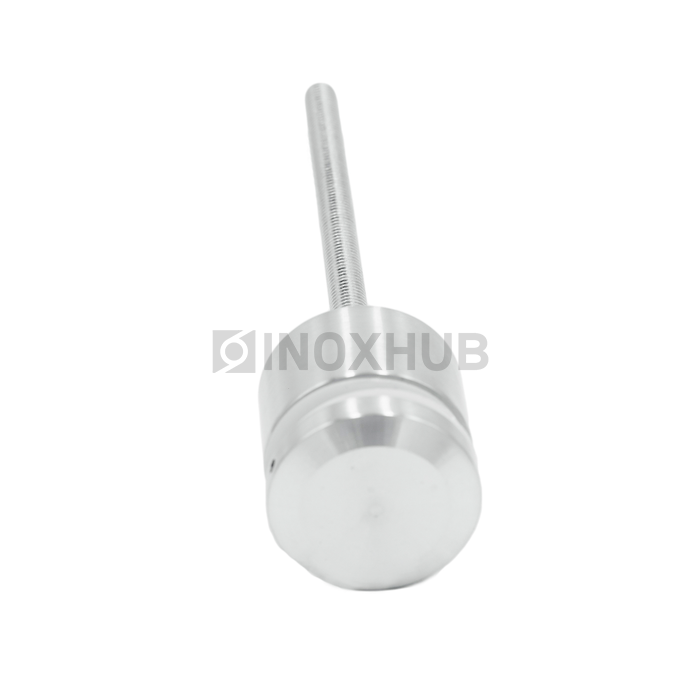 Точечный стеклодержатель удлиненный усиленный, стекло 6.0-30.0 мм, М10, AISI 304, GRIT 320