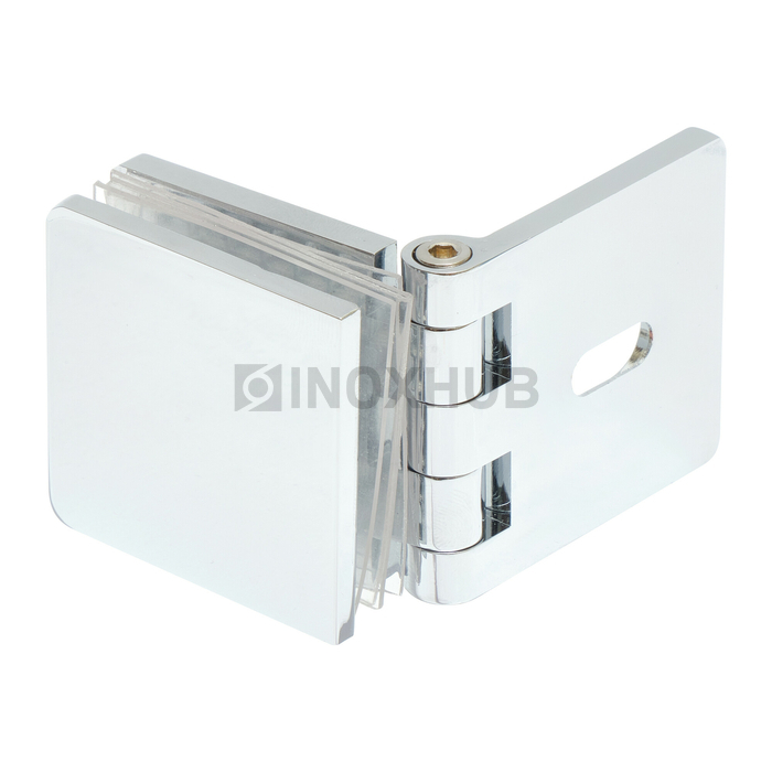 Коннектор (722 reg PSS) стена-стекло регулируемый латунь полированный хром