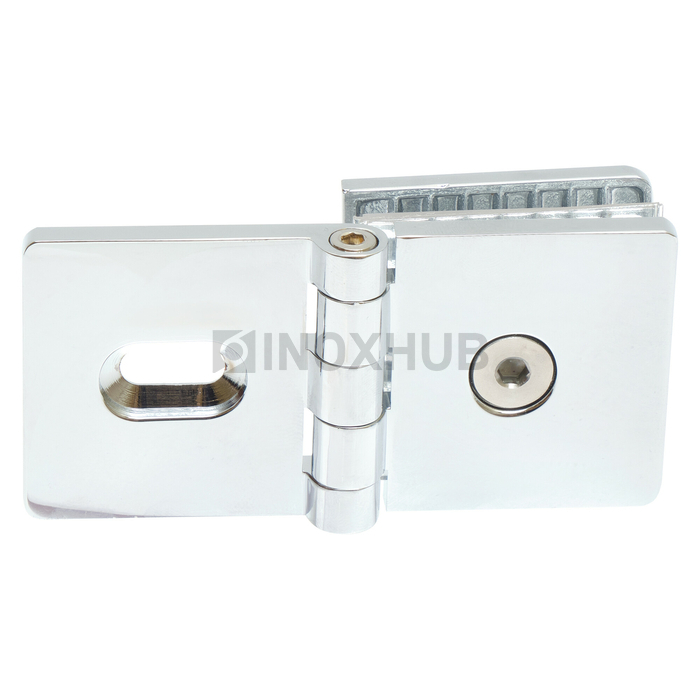 Коннектор (722 reg PSS) стена-стекло регулируемый, латунь, полированный хром