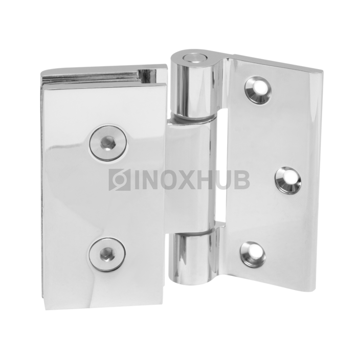 Петля (518 PC) стена-стекло, открывание наружу, полированный хром