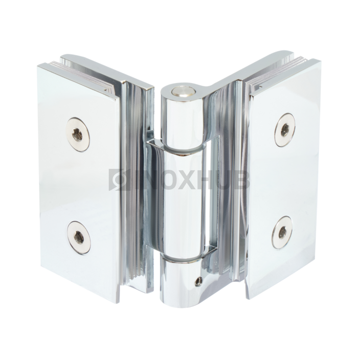 Петля (517 PC) стекло-стекло открывание наружу полированный хром