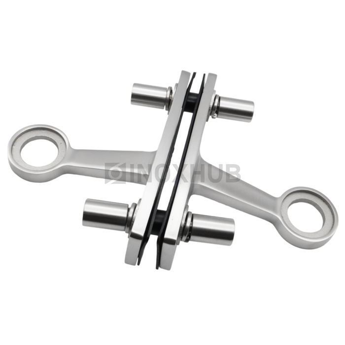 Спайдер на ребро жесткости 2 точки AISI 316 GRIT 320