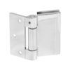 Петля (518 PC) стена-стекло открывание наружу полированный хром