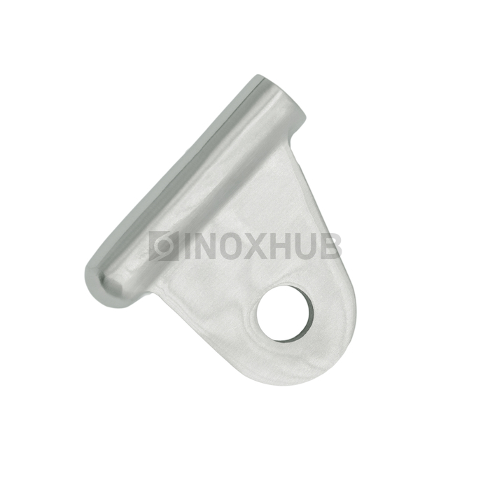 Серьга для крепления рутеля к тяге  AISI 316 GRIT 320