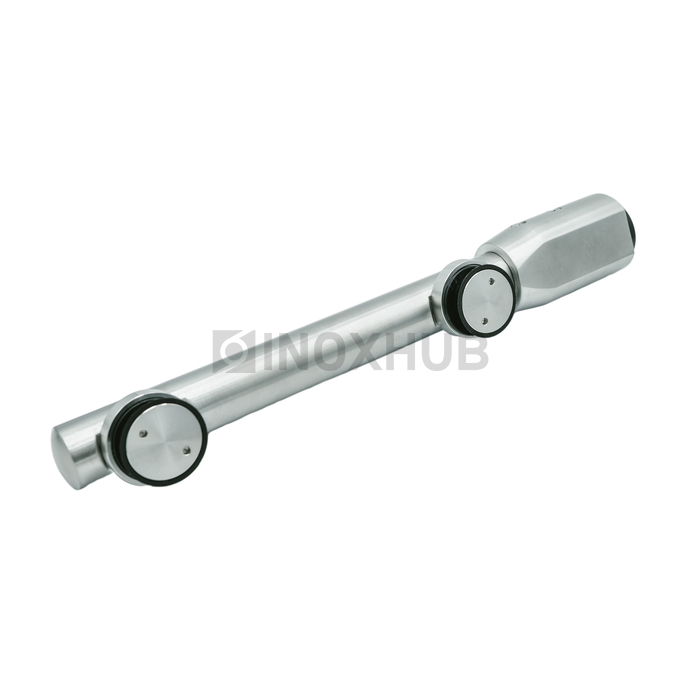 Петля верхняя (720 SSS) под зенковку  нерж. сталь матовая