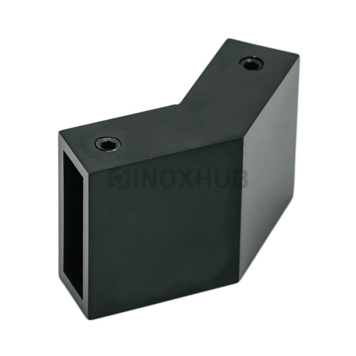 Соединитель штанги 135* (349 BLC)  штанга 30×10 мм Черный мат