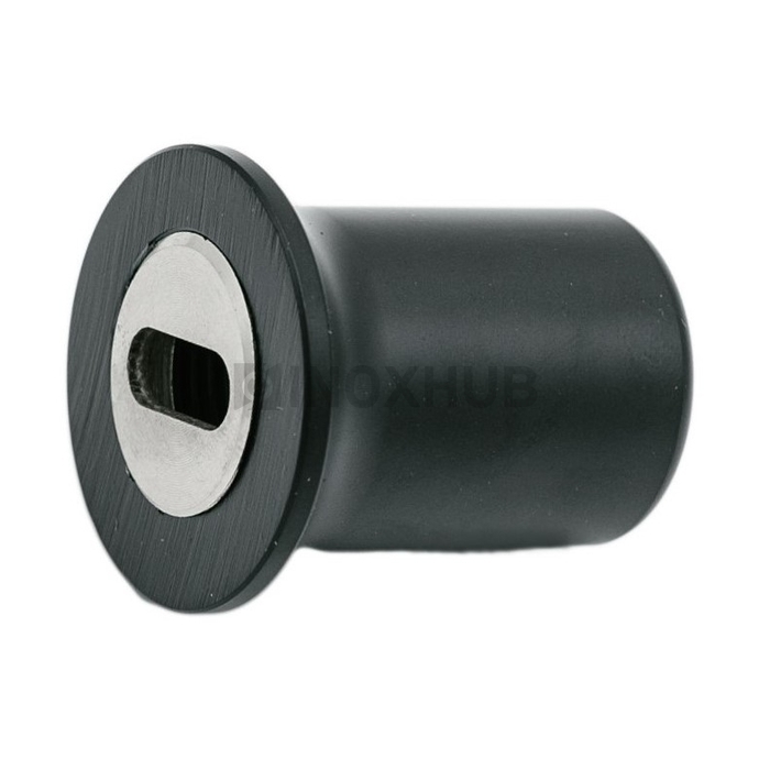 Держатель штанги (907 BLC) к стене  штанга Ø19 мм Черный мат