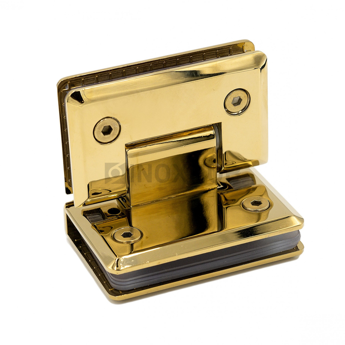 Петля (304 Gold) стекло-стекло 90°  под Золото