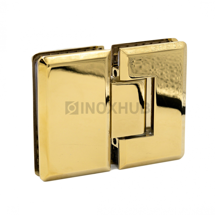 Петля (303 Gold) стекло-стекло 180°  под Золото