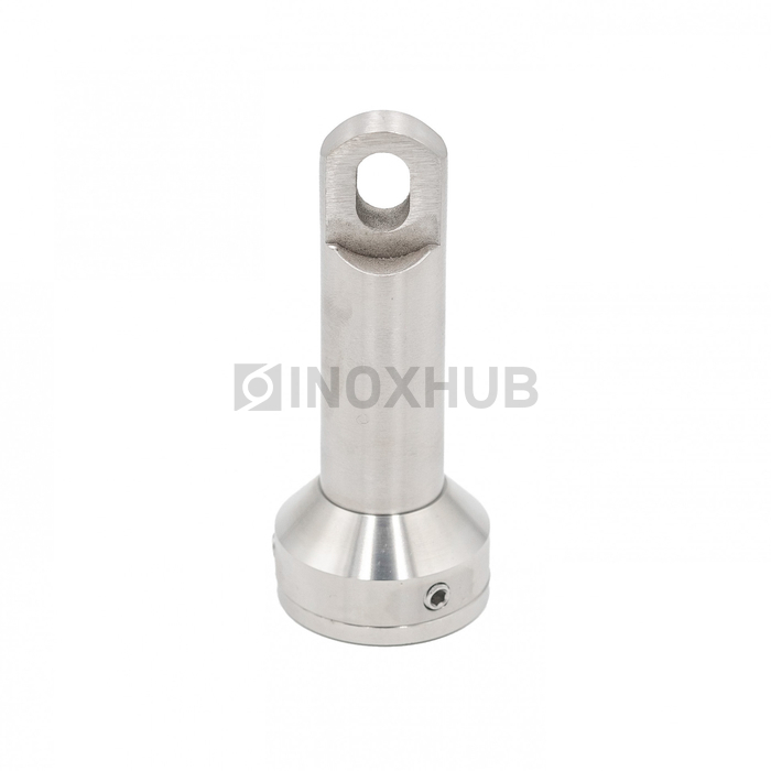 Крепление без стеклодержателя 75 мм (203-75 SSS)  AISI 304 нерж. сталь матовая