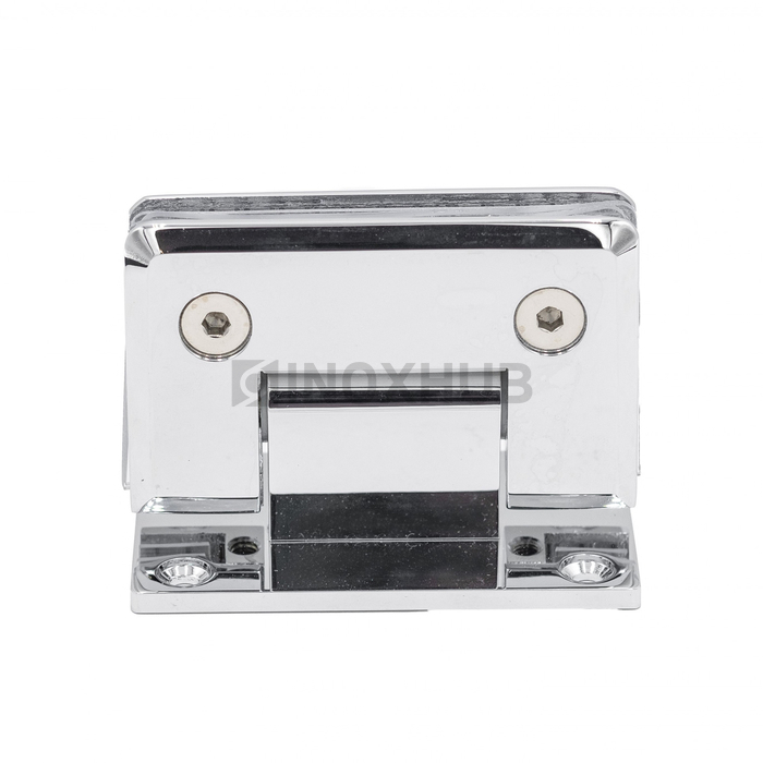 Петля (301 PBrass) стена-стекло  центральное крепление (с фаской) латунь полированный хром