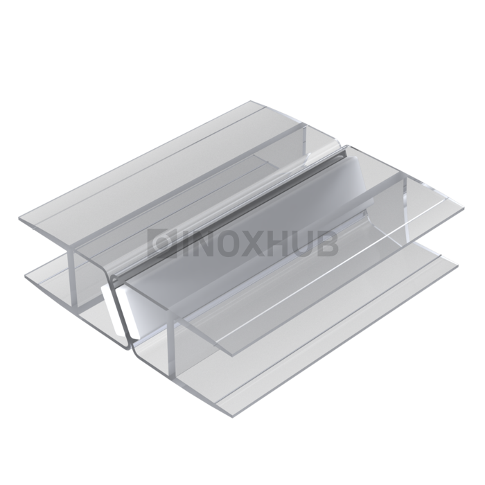 Профиль (208-10) магнит белый 135º  L=2200 (1компл/2 шт) стекло 10.0 мм