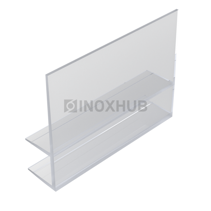 Профиль (215-10) ус 25 мм  L=2200 стекло 10.0 мм