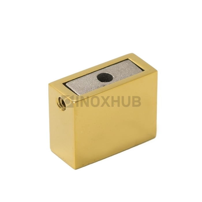 Держатель штанги (343 Gold) стена-штанга 30×10 мм  под Золото