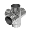Боковой тройник 90°, AISI 304, GRIT 600