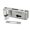 Замок (150С SSS) центральный с прямоугольным ригелем, нерж. сталь матовая