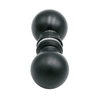 Кноб шар (698 BLC), стекло 6.0-12.0 мм, Черный мат